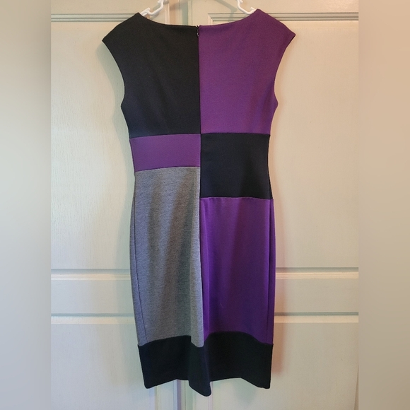 London Times Colorblock Dress - Picture 3 of 7